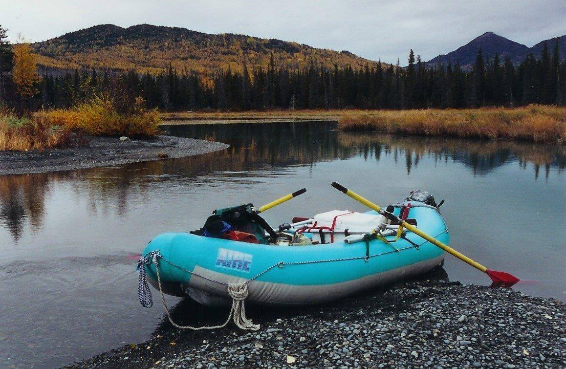 HONORABLE MENTION – Alaska Outdoor Activities “Autumn Float to Skilak Lake” by Barbara S.